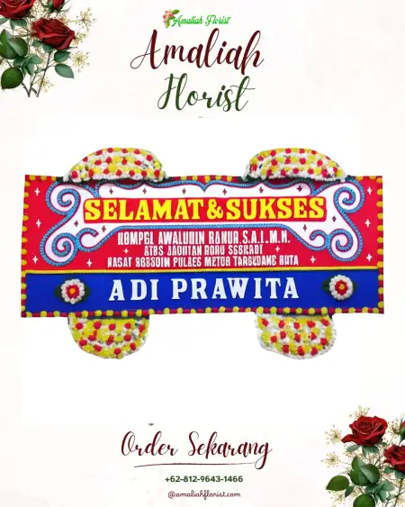 Papan Bunga Ucapan Selamat Sindurejo